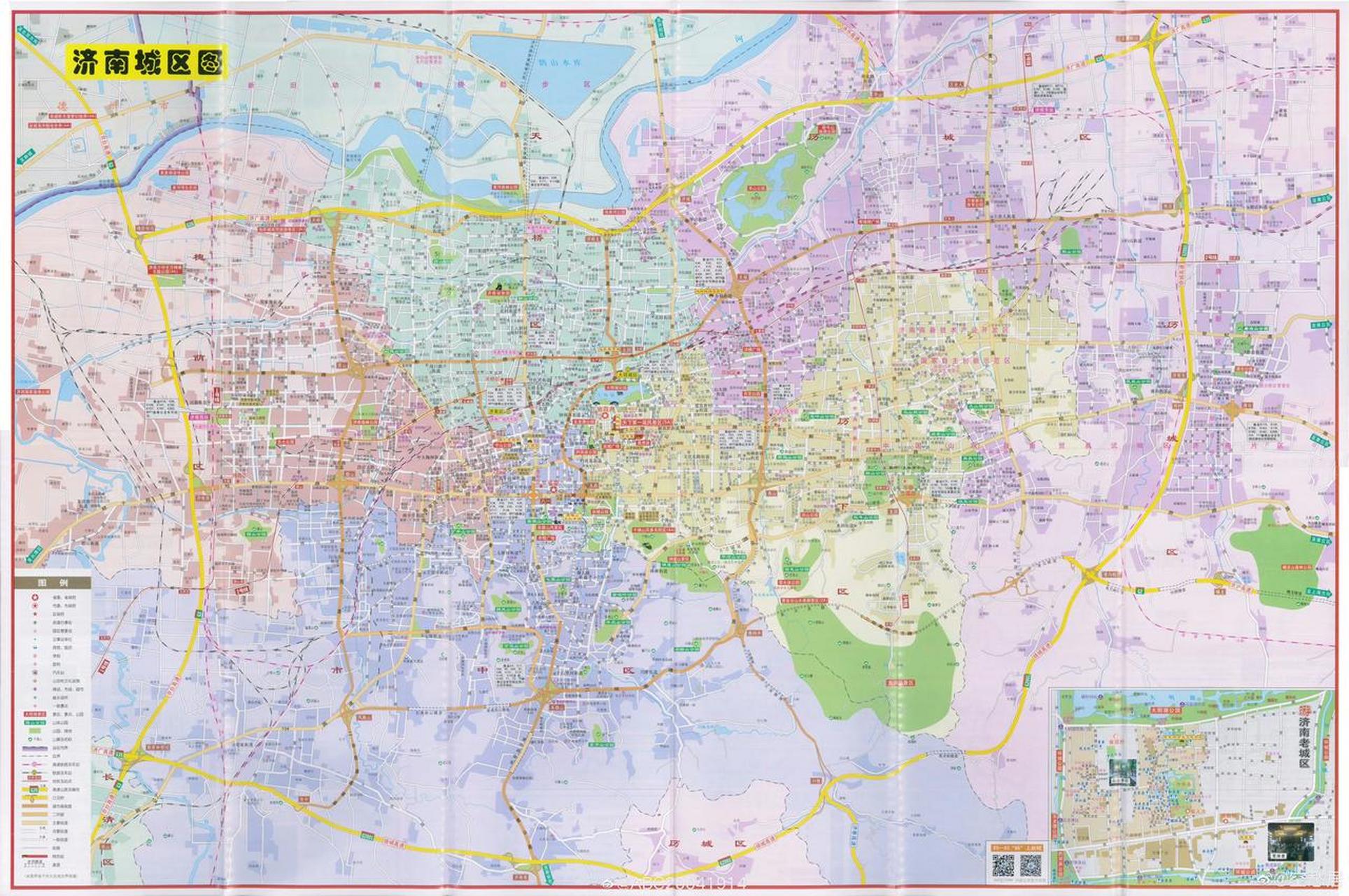 济南街景地图全景图片