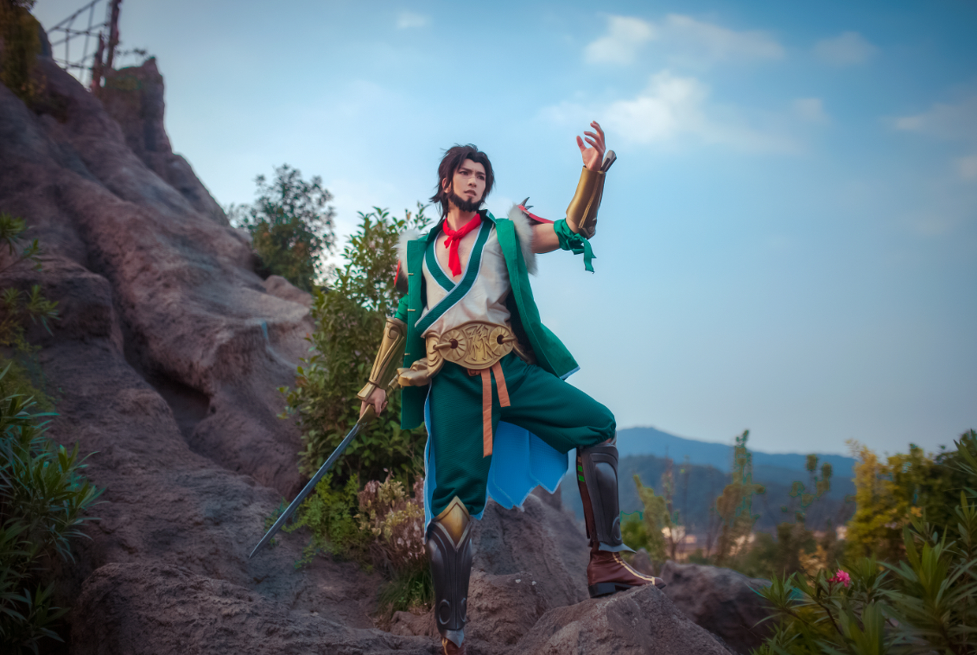 这个《三国杀》孙策cos,有点像孙悟空?