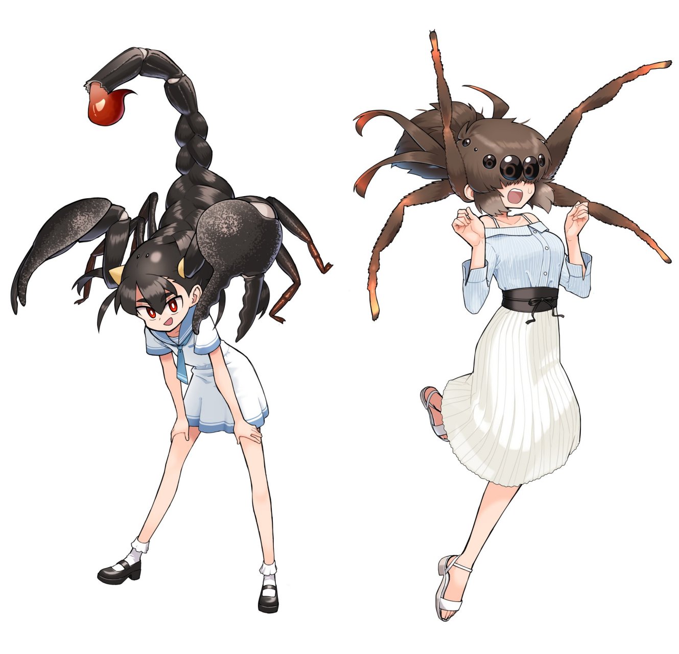 动漫少女# 有点可爱的昆虫娘,不过你们不一定能够接受[嘿哈]