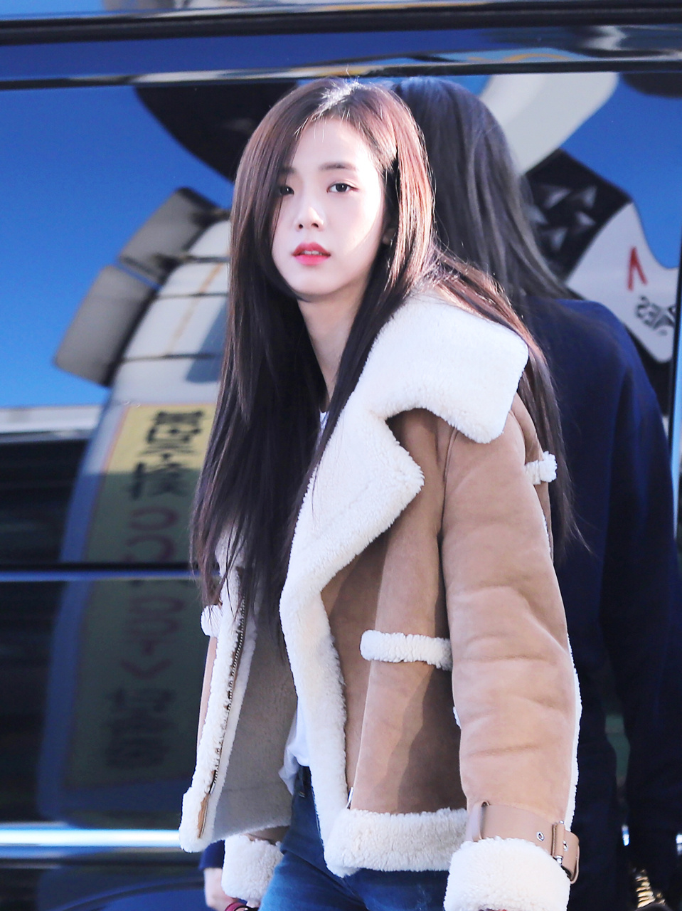 blackpink成员穿搭 kimjisoo金智秀日常私服穿搭分享 外套:allsaints