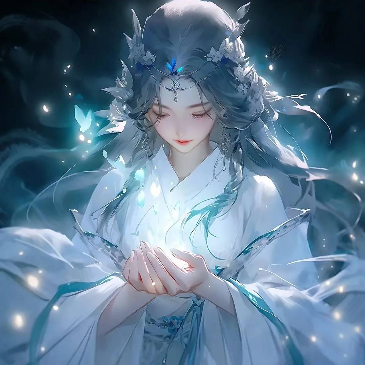 古风女生头像  "蓄起亘古的情丝,揉碎殷红的相思.