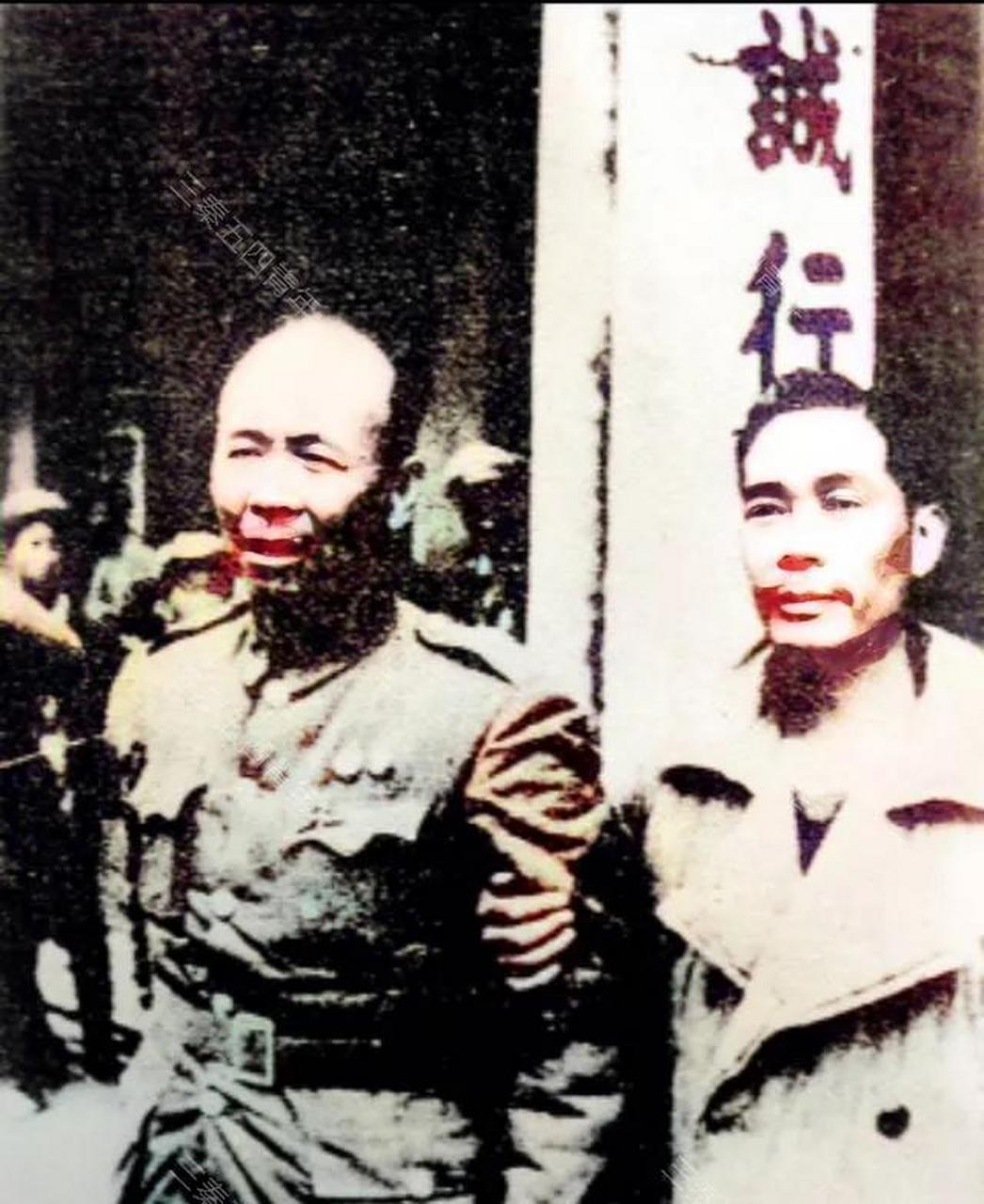 领动计划 1949年,广西博白,被活捉的国军将领张淦,照片中的他一脸