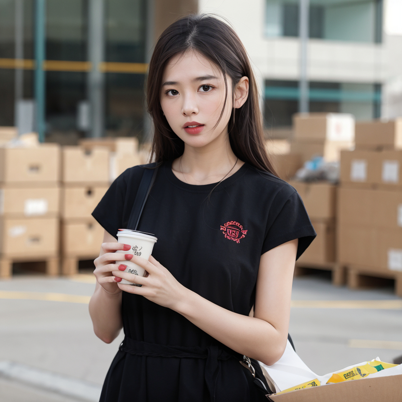 清新脱俗,是厂妹哦,打工人打工魂!