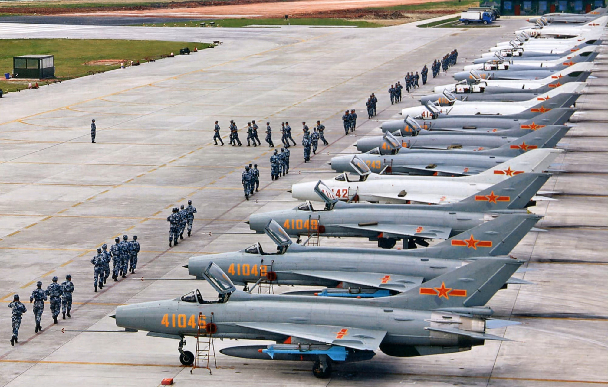 航空工业成飞歼-7ii战斗机,也可以叫做歼-7b战斗机,这款战斗机是上