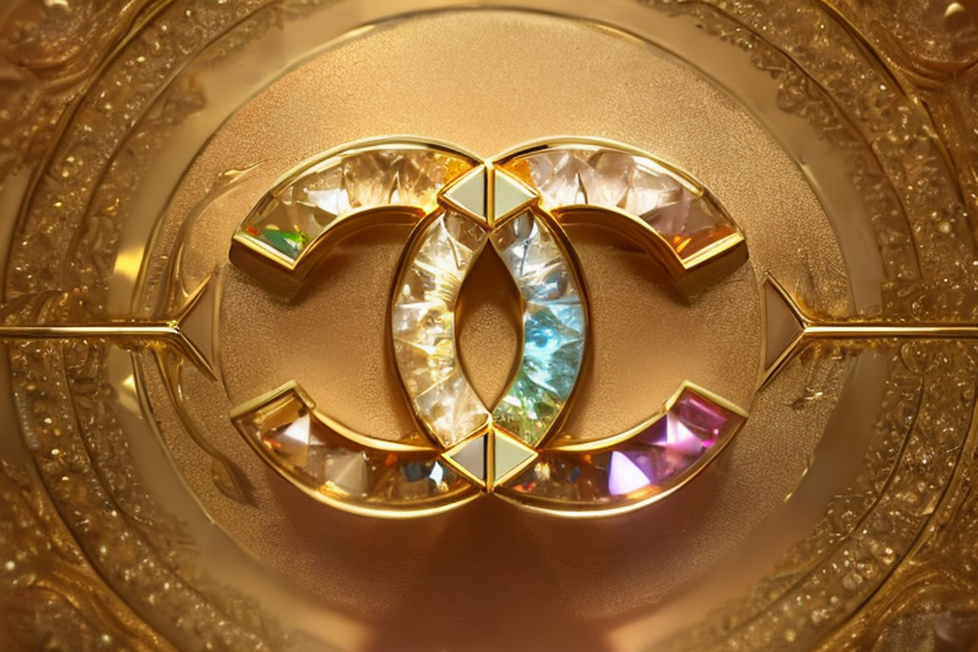 香奈儿logo ai海报,用sd生成了一组香奈儿的logo海报