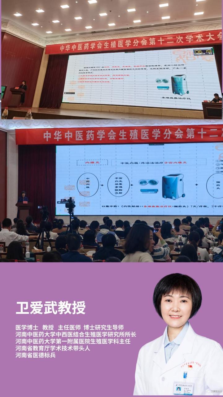 卫爱武教授丨河南中医药大学第一附属医院生殖医学科主任 在中华中医