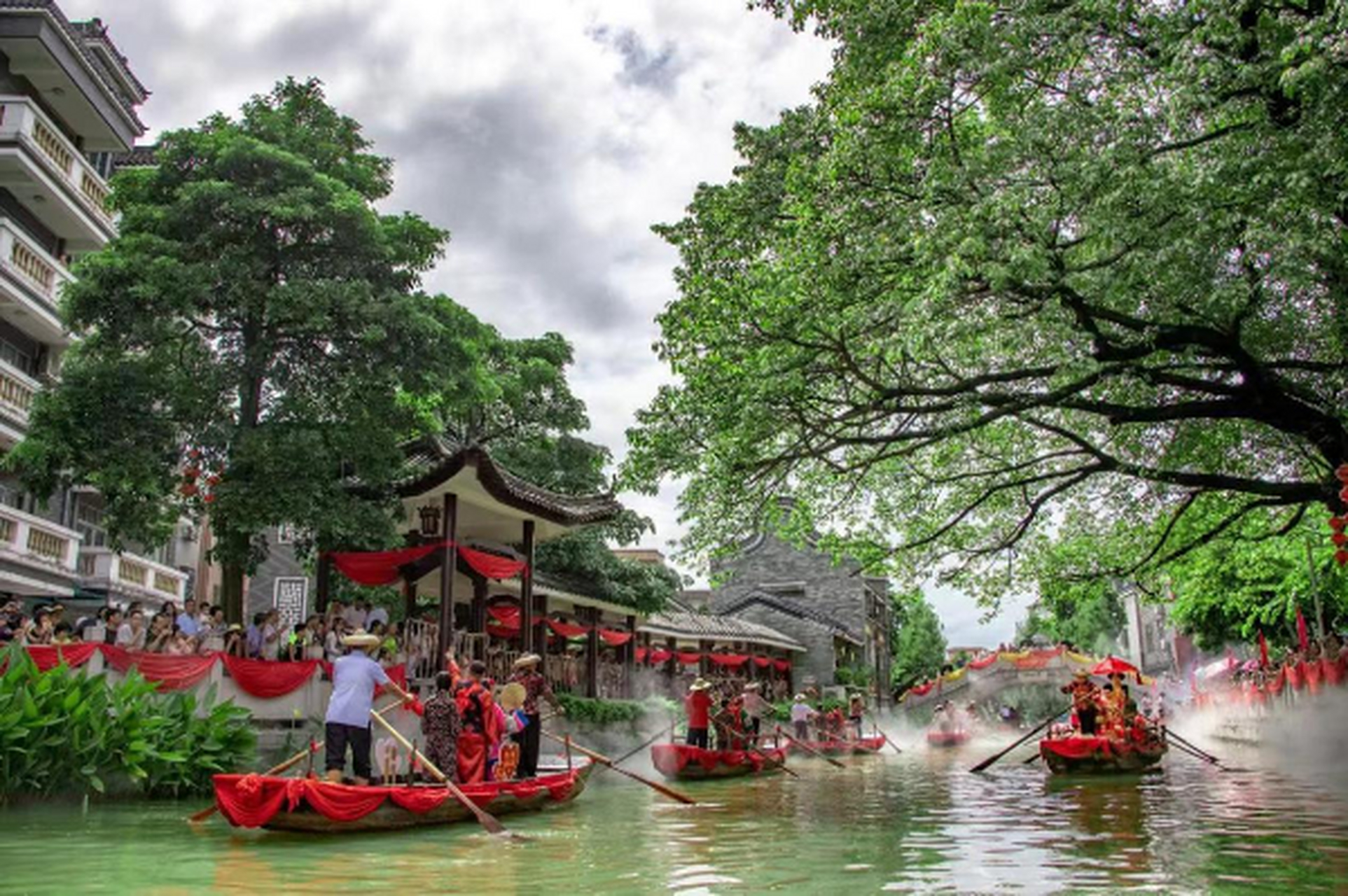 广州市南沙区东涌镇大稳村,依托大稳村优美的沙田水乡生态,田园风光