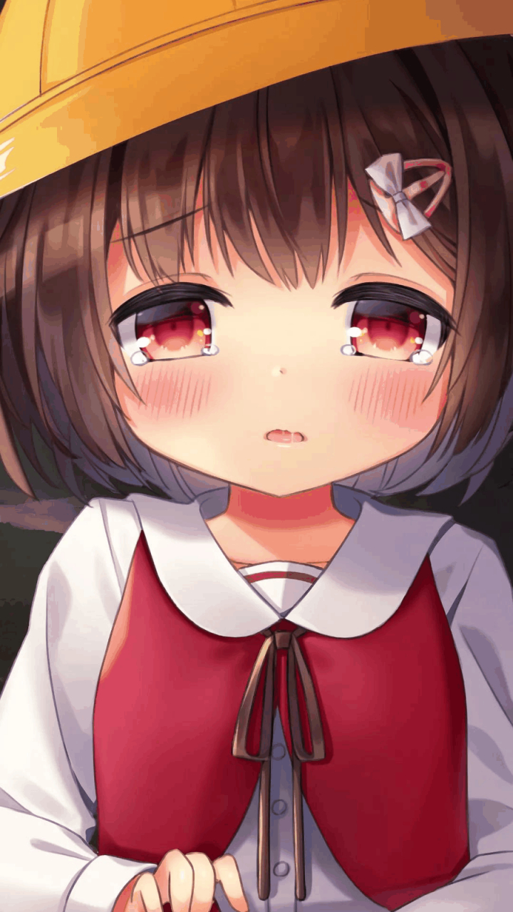 gif创作人# #动漫壁纸# 幼女哭的时候,还是很令人心疼的呢,因为有的