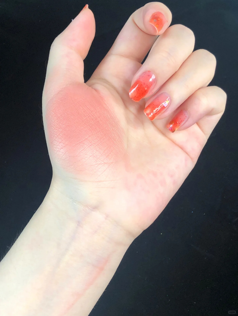 啊咧奶油橘加杏粉腮红～太嫩啦!放过我! 好激动凹!