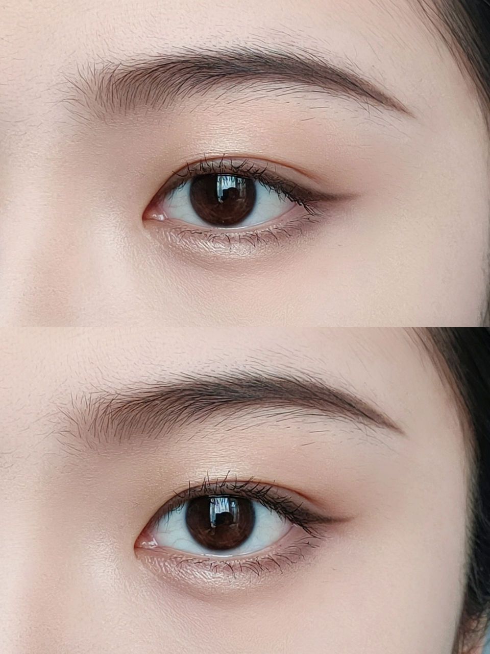 新手眼妆 #单眼皮 #内双 #画眉教程