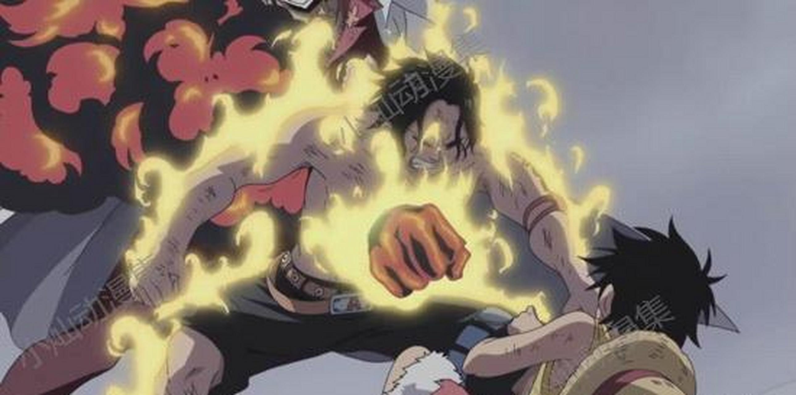 海贼王里面,艾斯明明可以逃走的啊,为什么还要硬着头皮去和红狗打一架