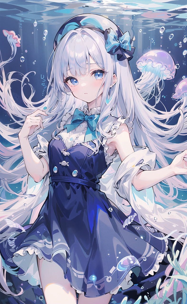 水母姬[滑稽]  #二次元美图