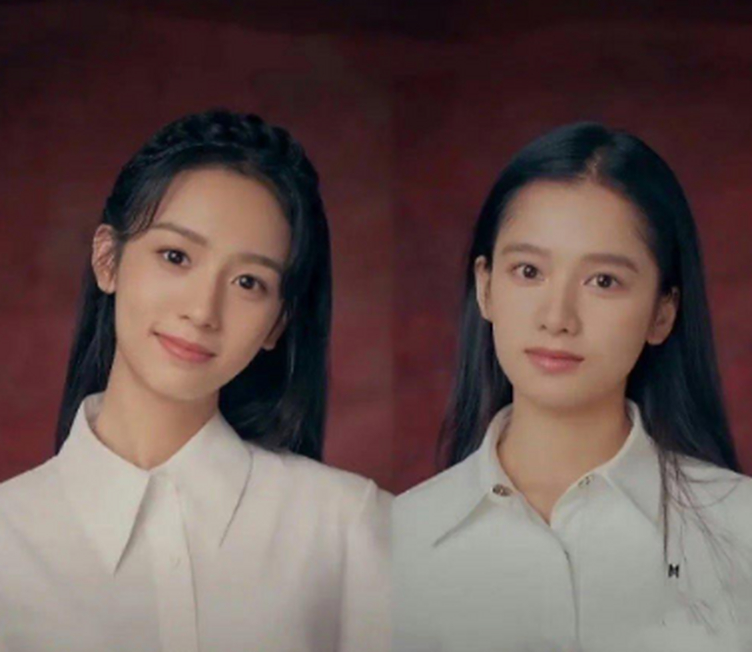 周也和张婧仪,分不清谁是谁了