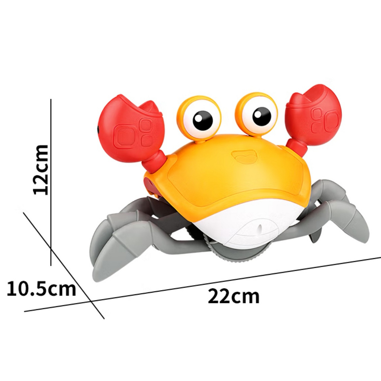 灵动宝宝(lingdongbaobao)儿童电动感应螃蟹玩具仿真自动避障会爬男