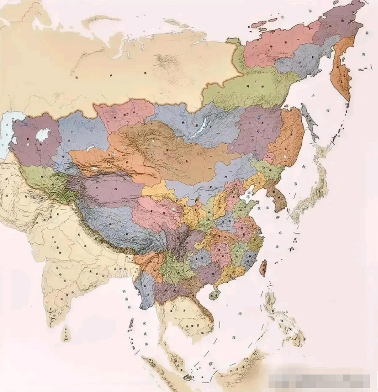当我们设想一下如果我们的版图变成这样,会有怎样的发展,可以看到以下