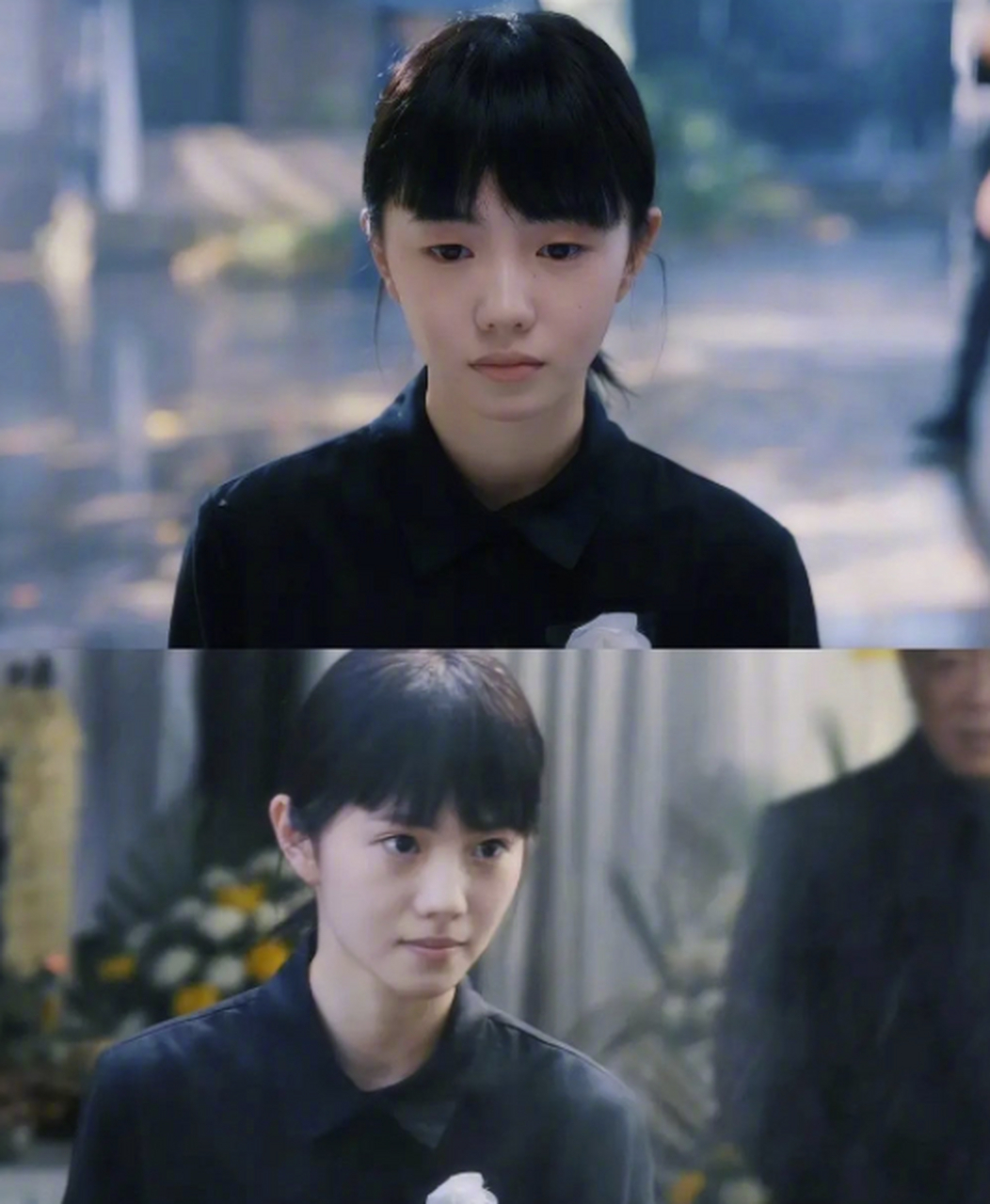 【有刘海的刘浩存】刘浩存新戏齐刘海造型,清新甜美很有少女感!