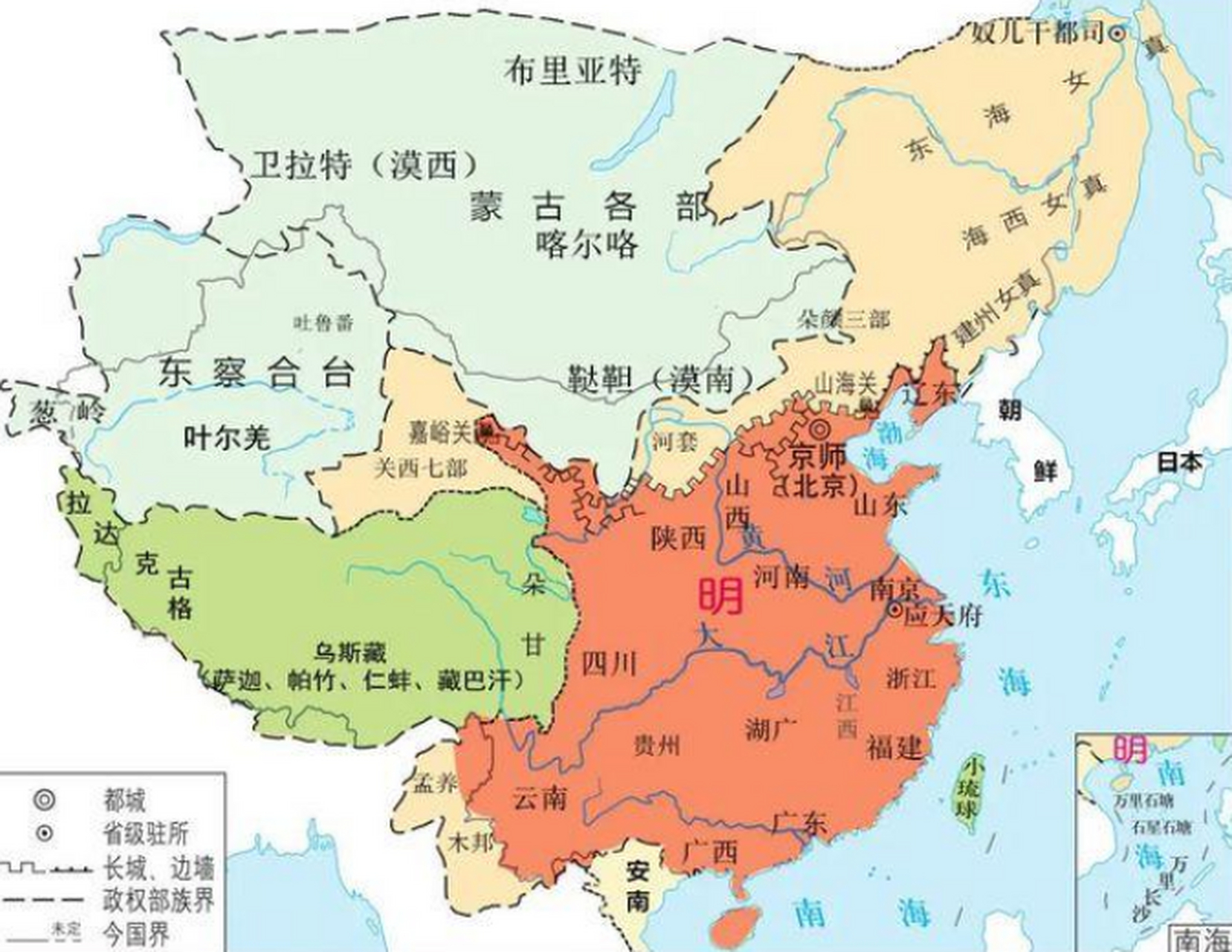 1382年,朱元璋平定云南之后,为了巩固云南,明朝开始在云南部署大量的