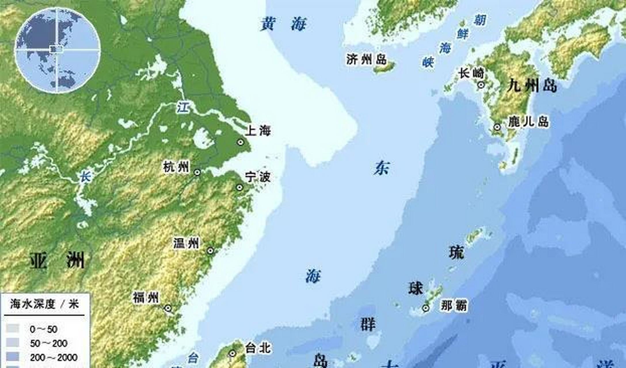 东海地图高清版大地图图片