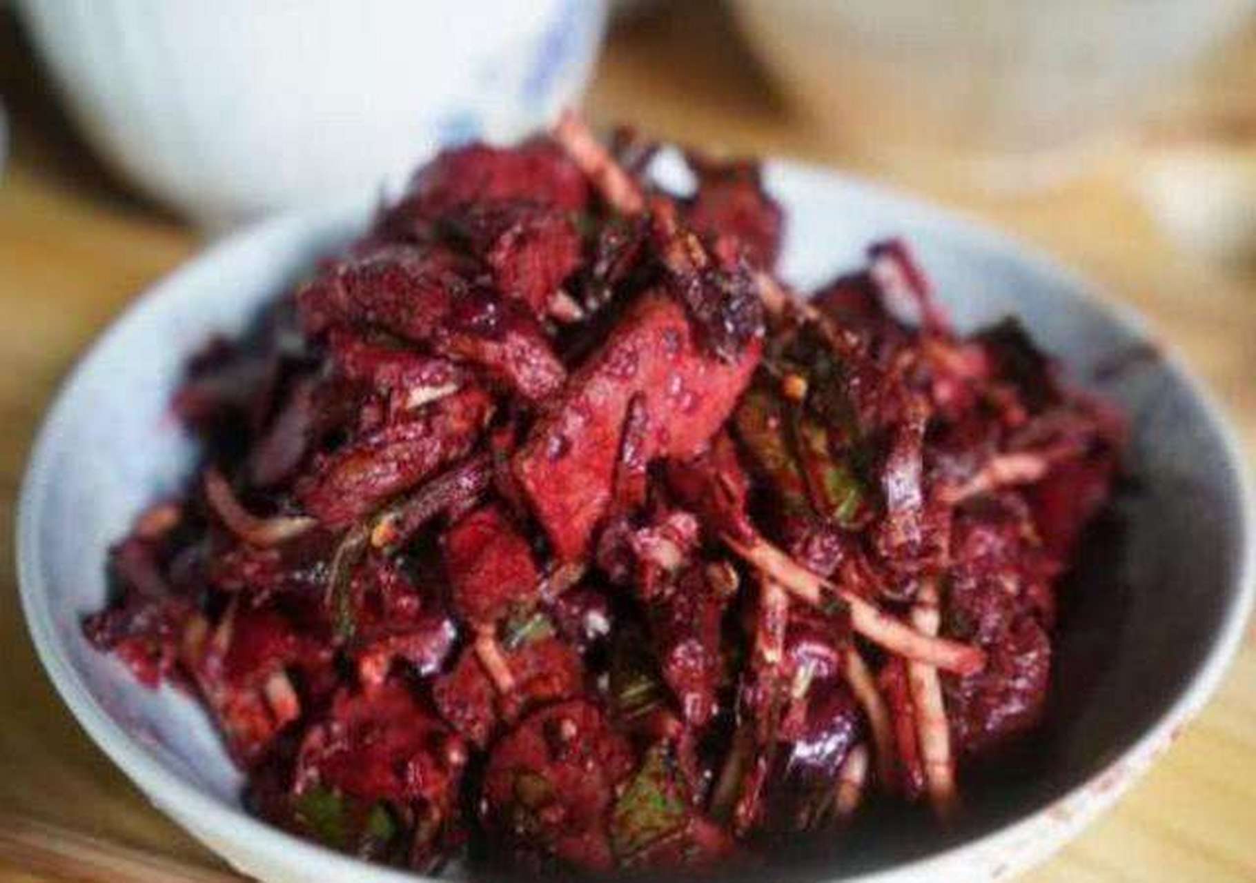 红肉,也叫做紫血肉,它是贵州省从江县一带的传统特色美食.