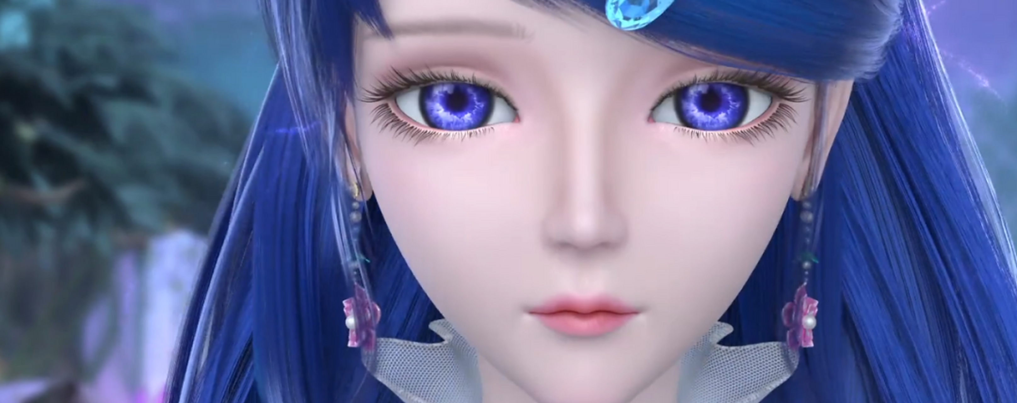 叶罗丽陈思思的新造型真好看,露背装很成熟,配上黑色眼影很绝