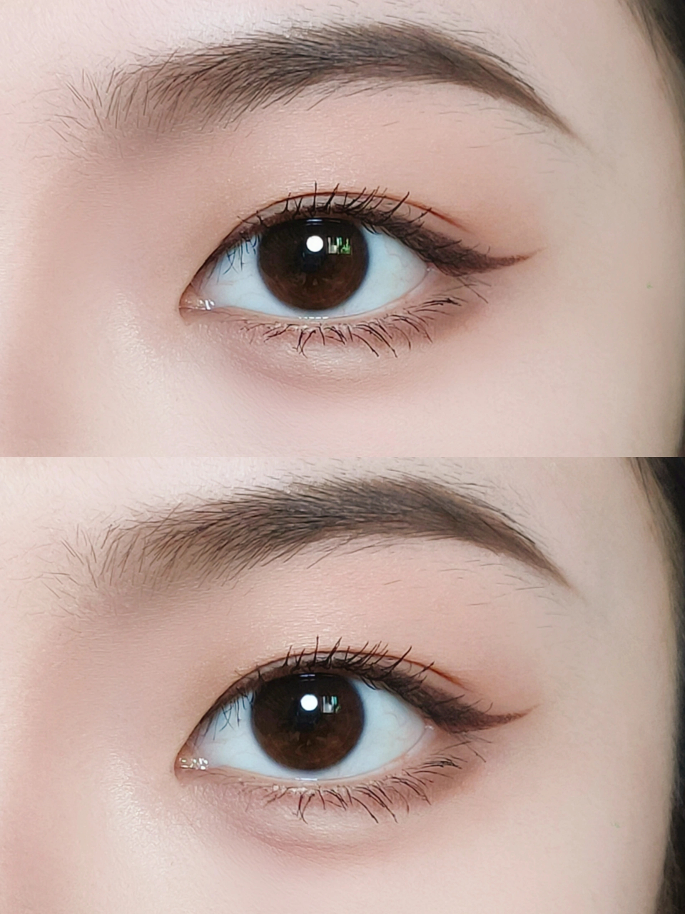 自然眼线教程来咯,太适合日常淡妆了!