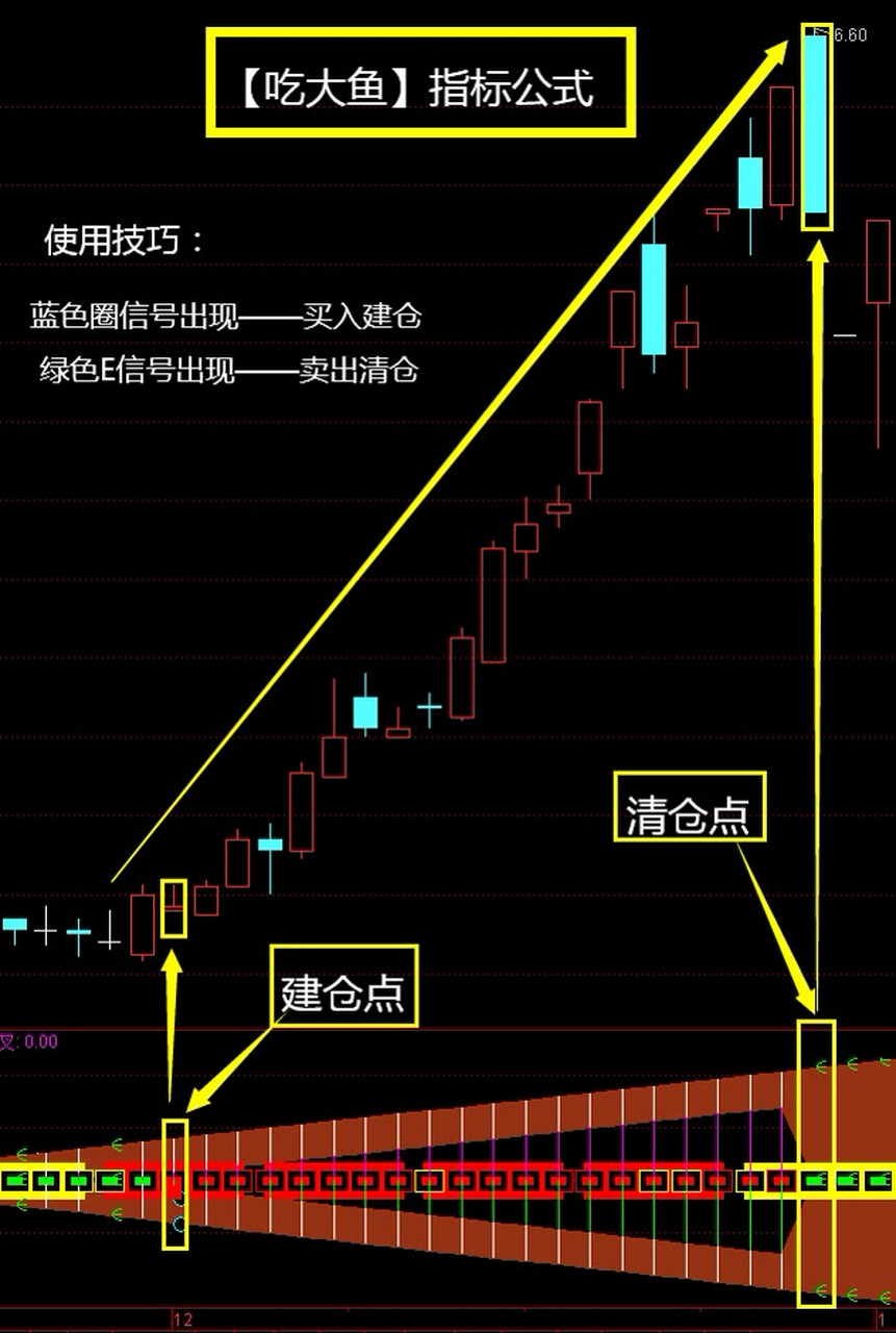 国宝级指标分享,通达信一【吃大鱼】指标公式,不在评论区给公式,需要