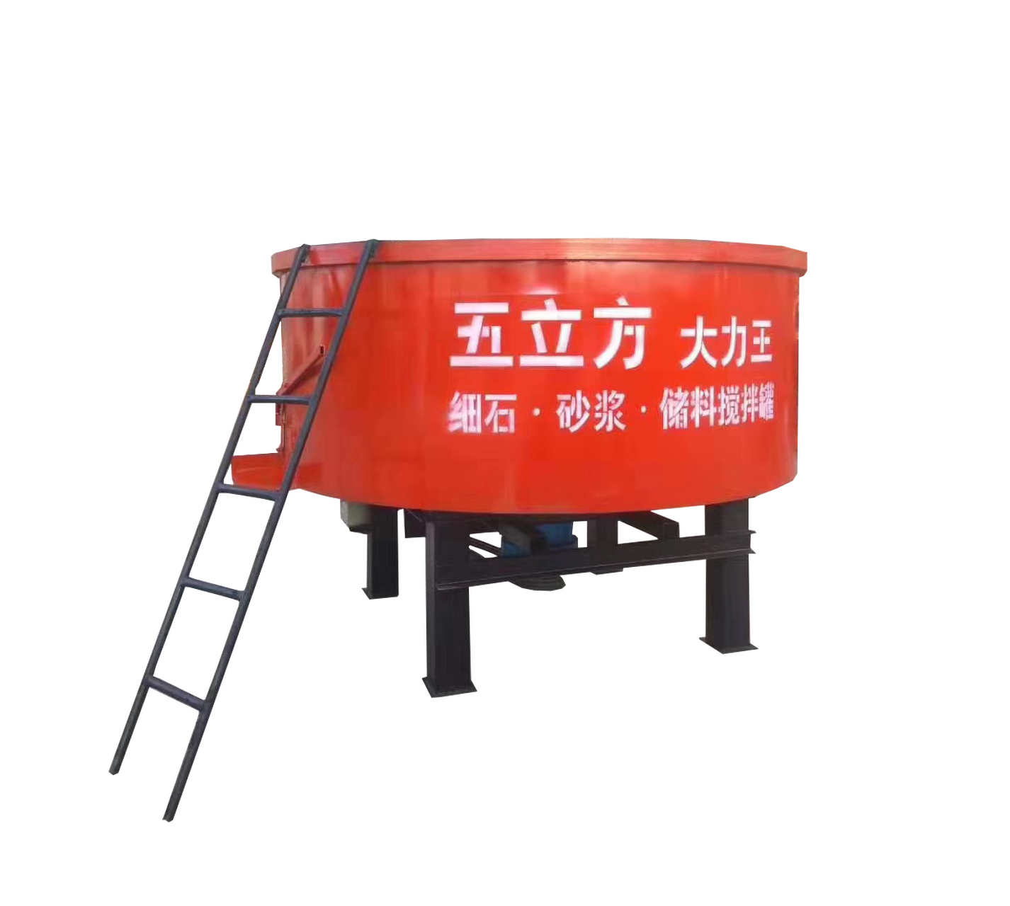 工地用混凝土储料罐,五立方混凝土储料罐方便,安全可靠是各种搅拌站的