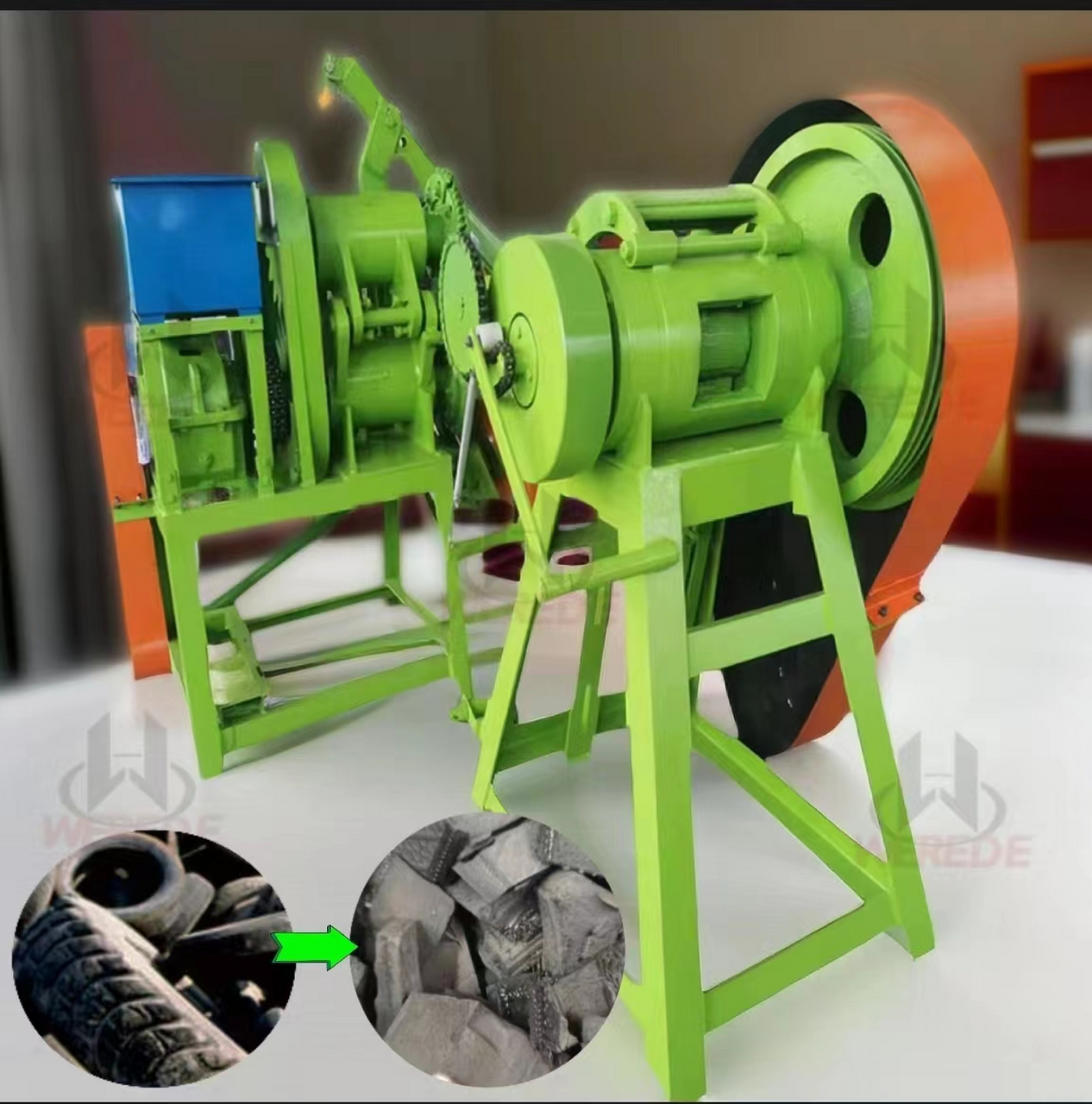 废旧轮胎回收处理设备价格#  在购买橡胶轮胎磨粉机之前,我们要充分