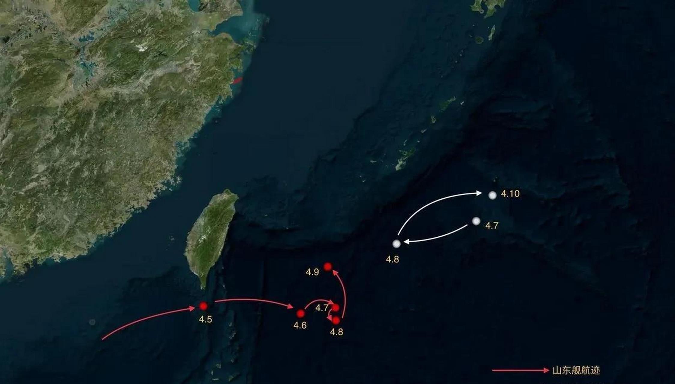 2016年中美南海对峙,2022年台海军演,2023年台海军演,中美航母都出现