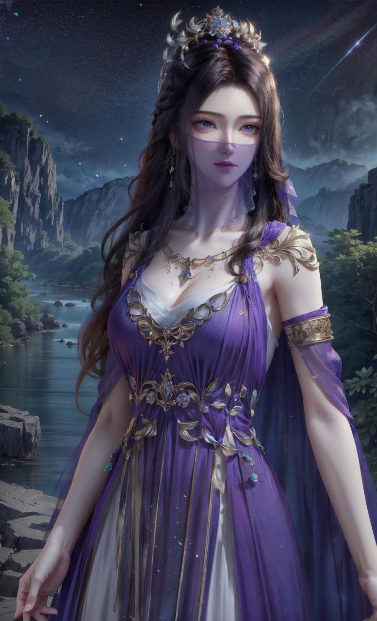 ai绘制的#凡人修仙传# 紫灵仙子