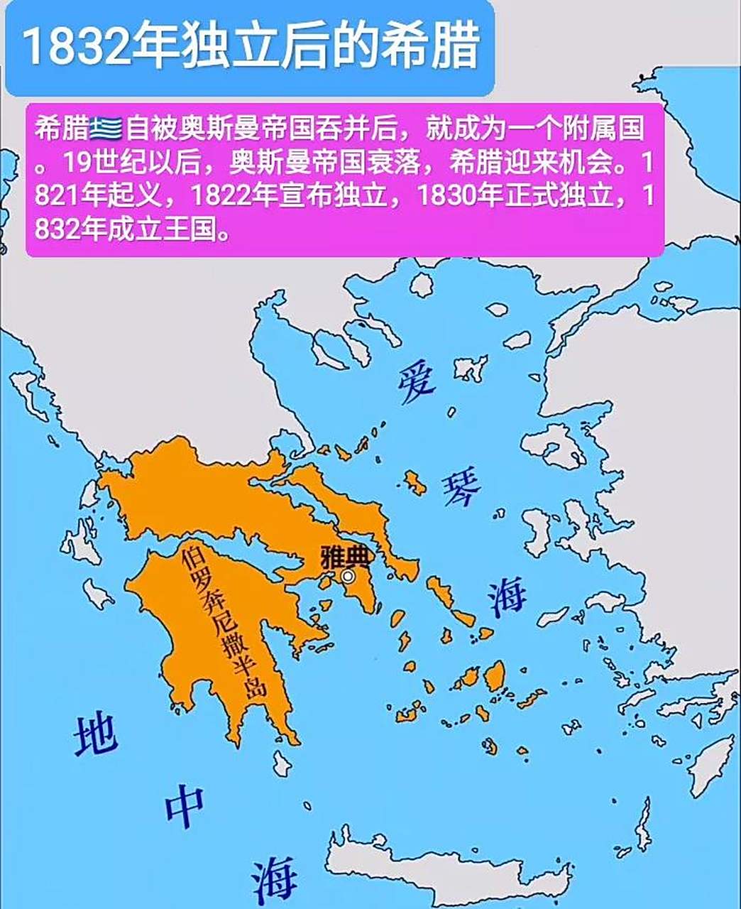 长久以来,"希腊"一词只是作为一个地区而存在,并不是国家的名字