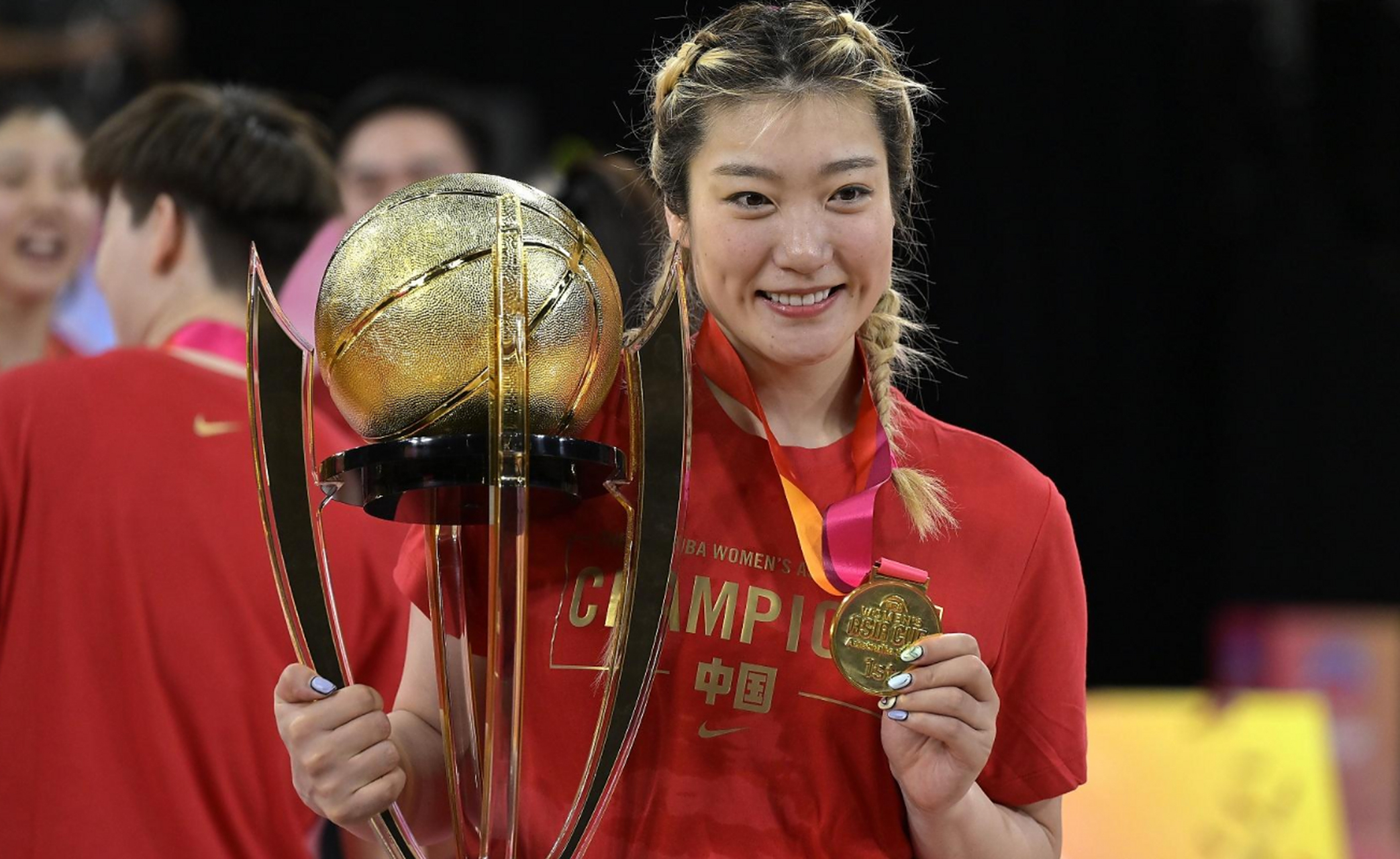 中国女篮在2023年女篮亚洲杯中获得了冠军,其中核心球员李梦功不可没.