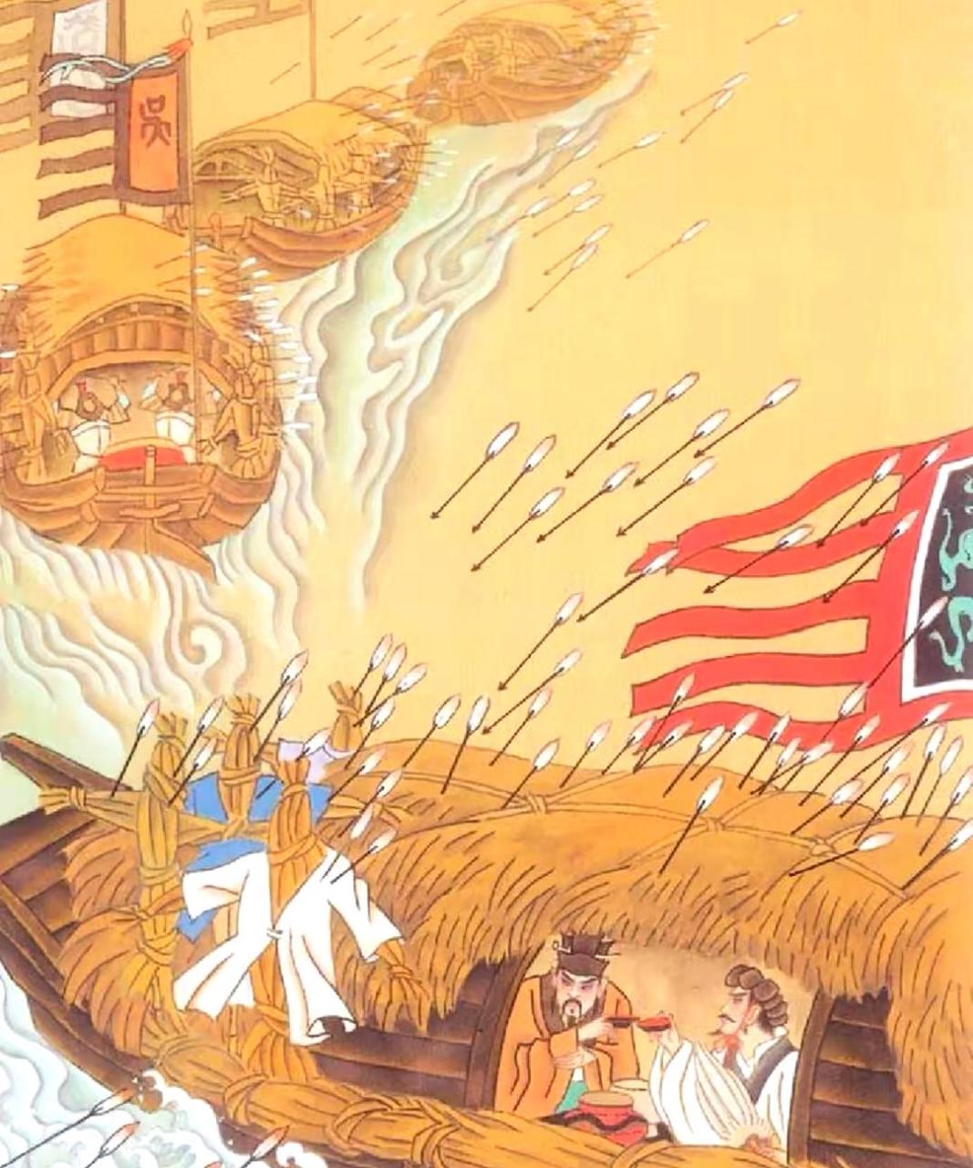 草船借箭时,曹操为何不射火箭,这一点一直让我感到困惑.