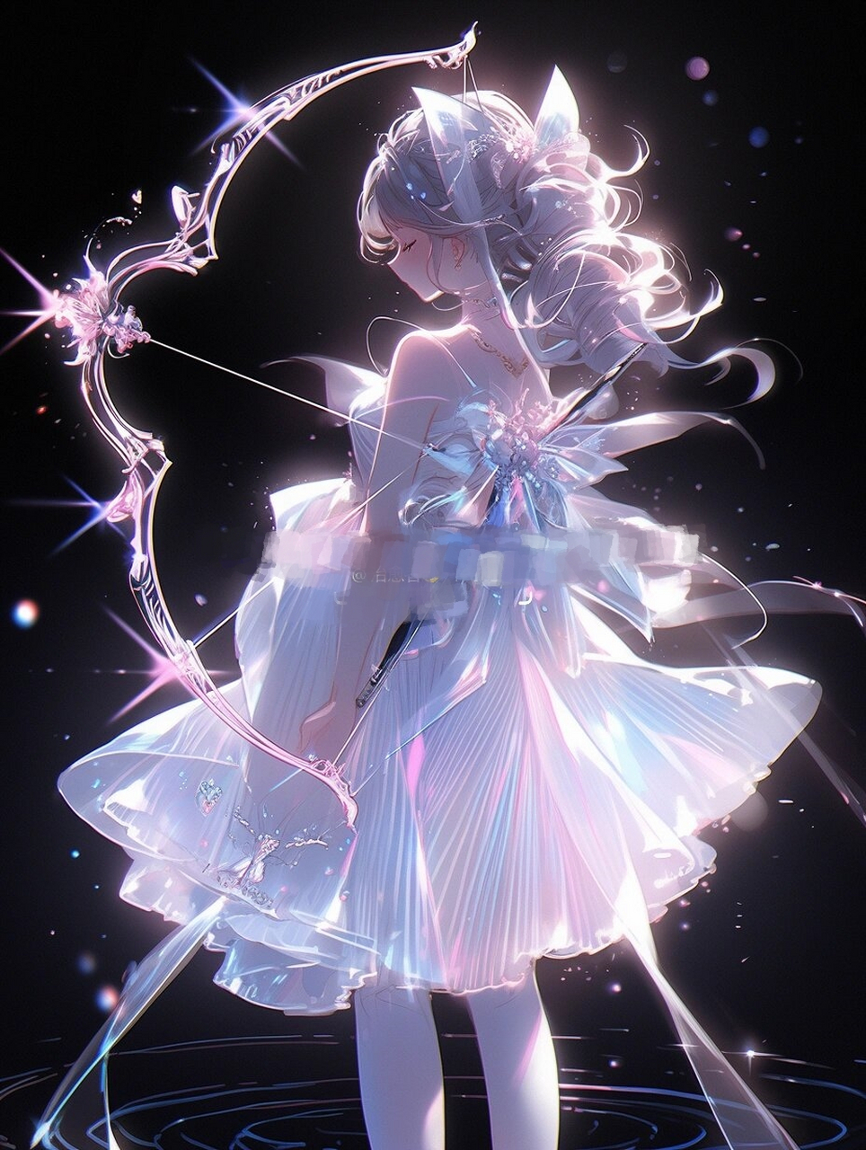 这张壁纸以高清晰度呈现了射手座的符号和星座故事,将你的手机或