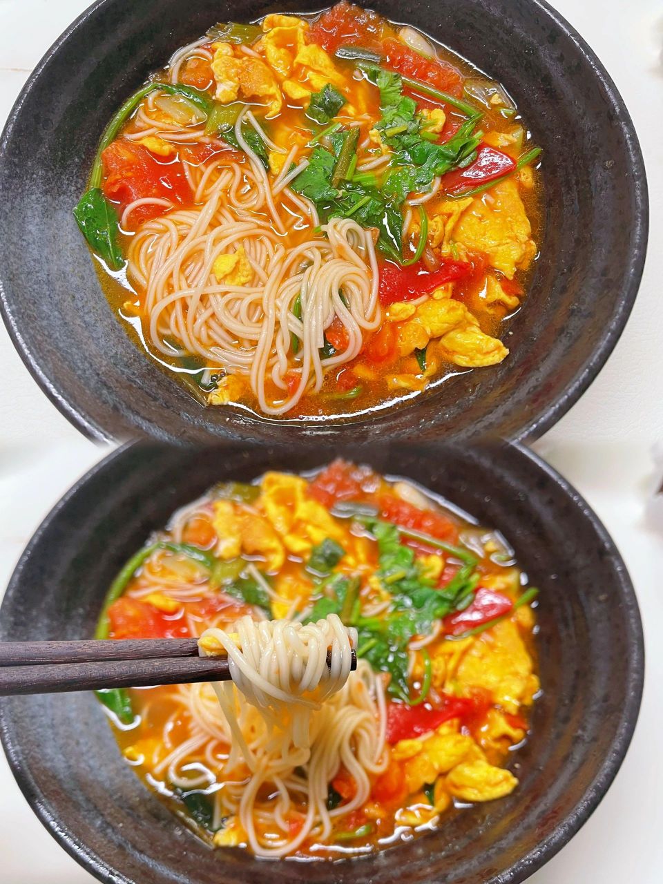 想吃面,有手就会的西红柿鸡蛋炝锅面 胃不舒服的时候来碗西红柿鸡蛋面