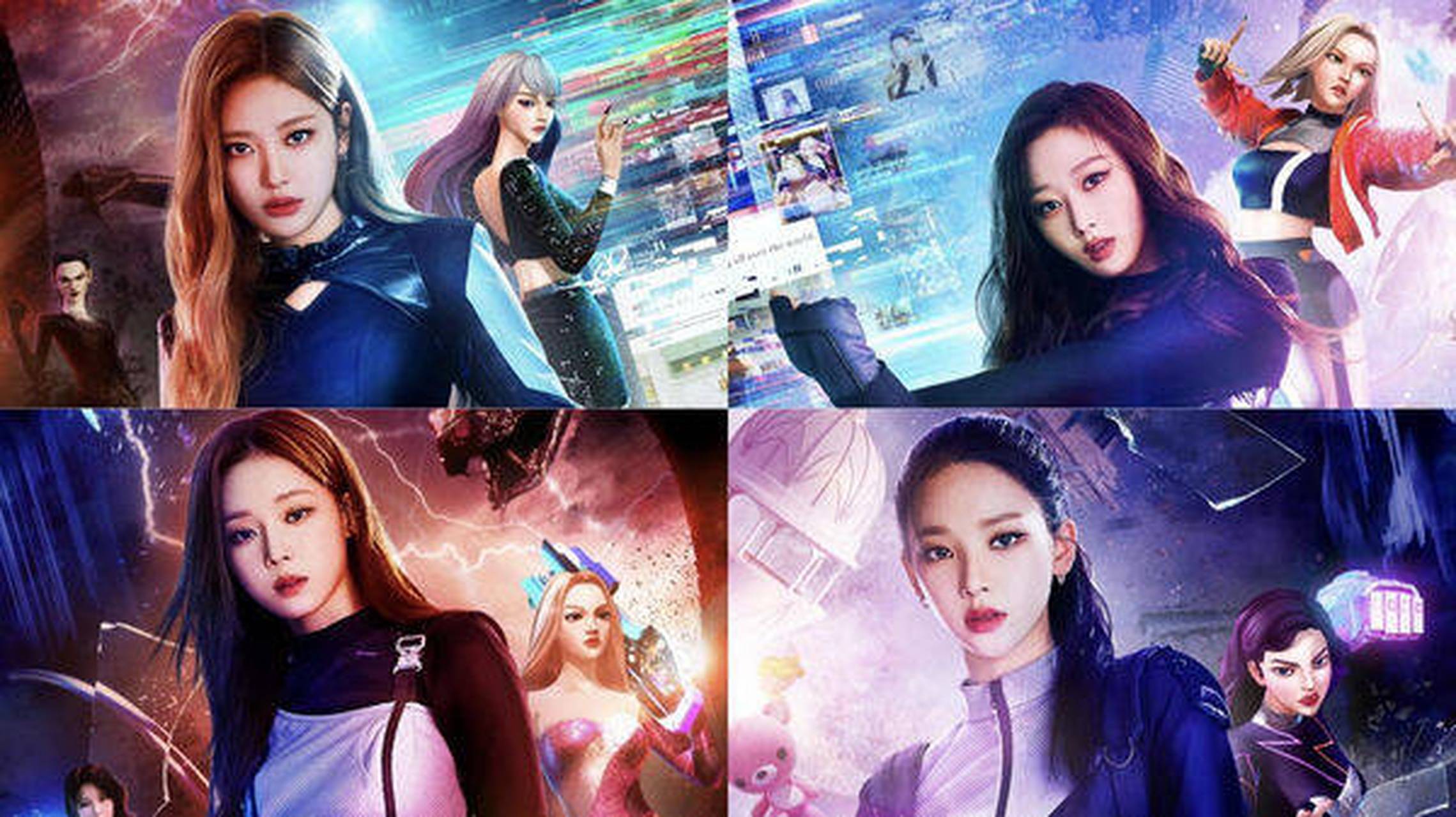 韩国人气女团aespa为sm娱乐2020年推出的4人女子团体,且由不同国籍