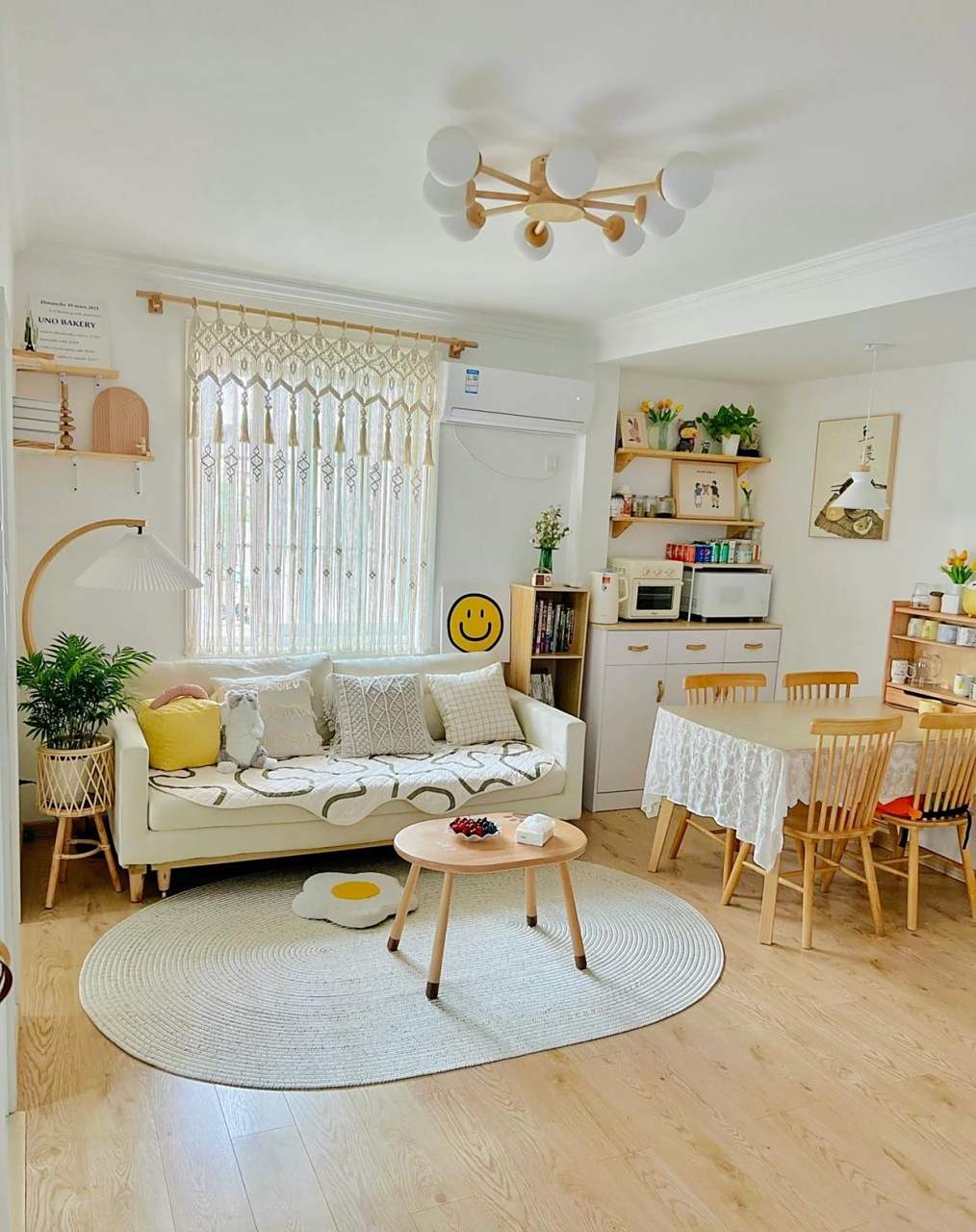 [点亮平安灯]我家房产证面积56平,套内48平,是紧凑型的两室一厅.