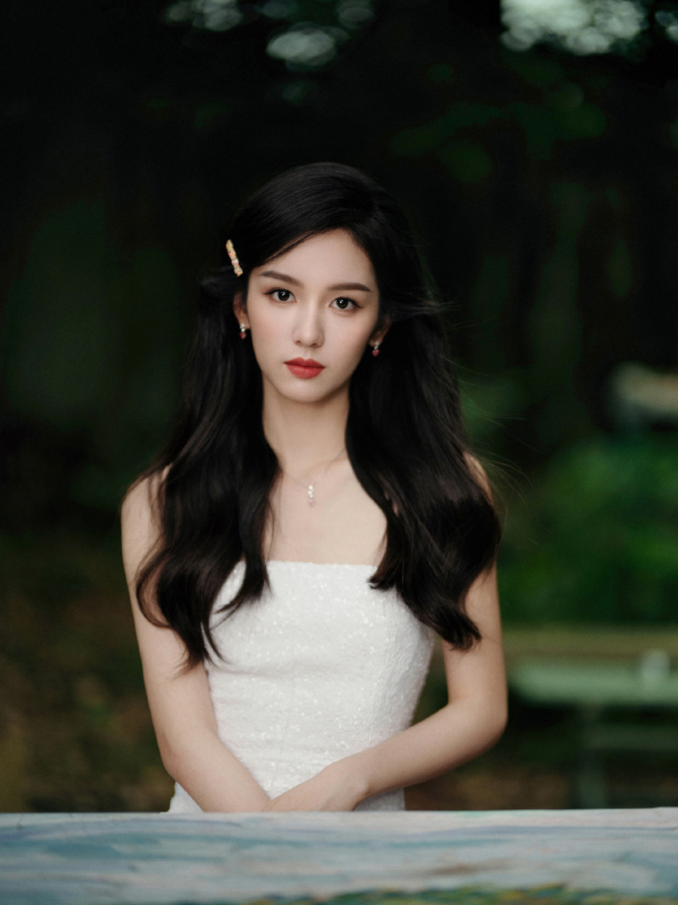 星闻#  周也小白裙, 平平淡淡才是真的美! #周也写真集