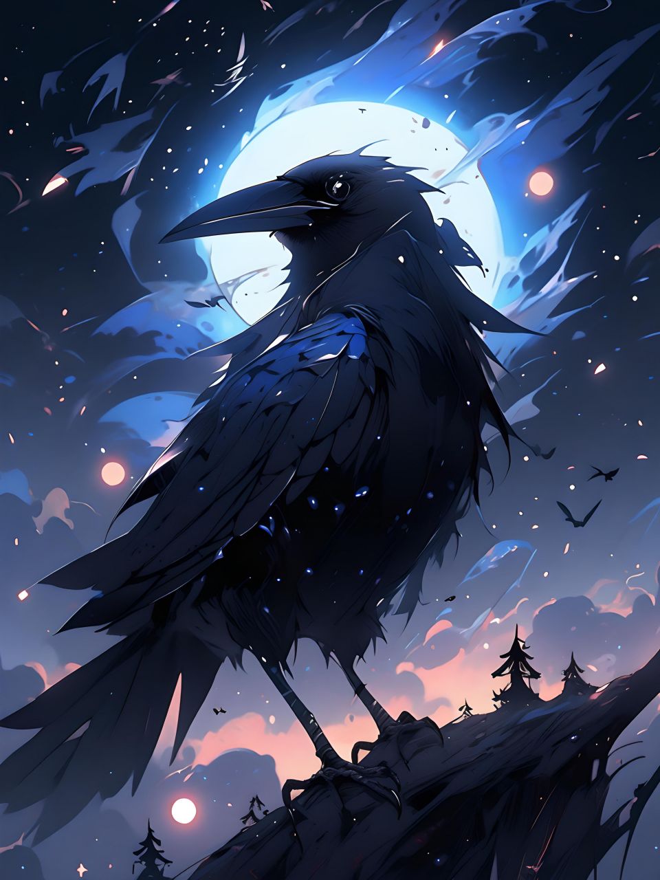 a绘51鸟,#帅##图片##动漫头像和壁纸##二次元##乌鸦