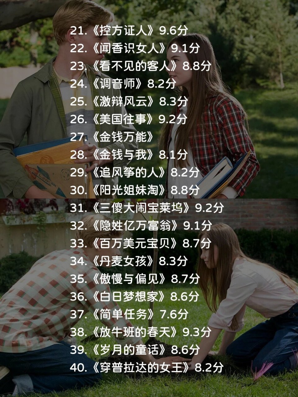 敢不敢用一年时间看完这100部电影  如果你想用一年的时间来看完这100