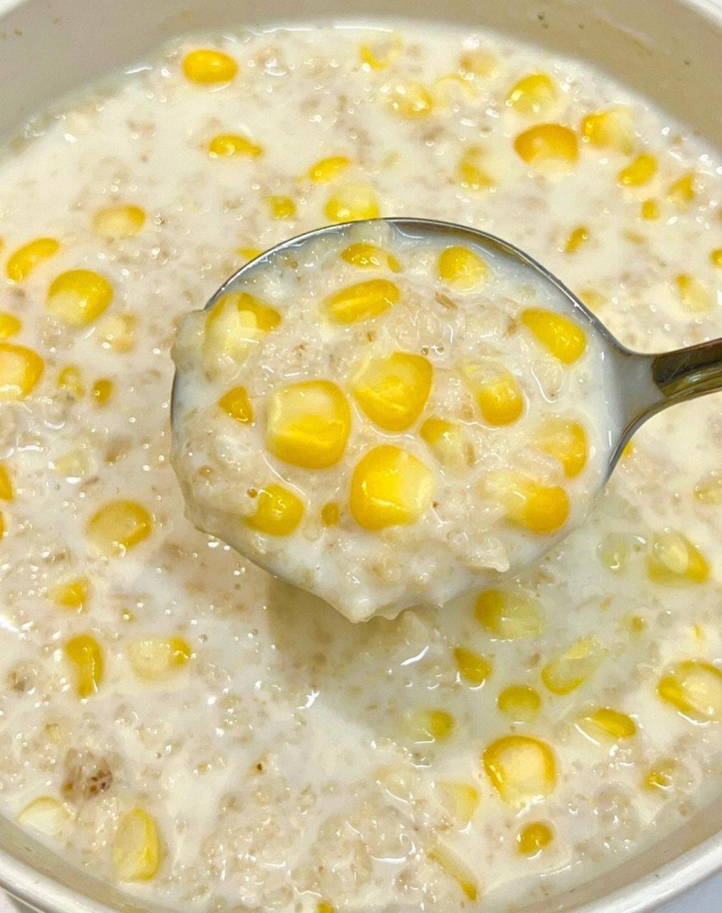 真的太刮油了!|||这个牛奶玉米燕麦粥太顶了!既有营养又饱腹还能掉秤!