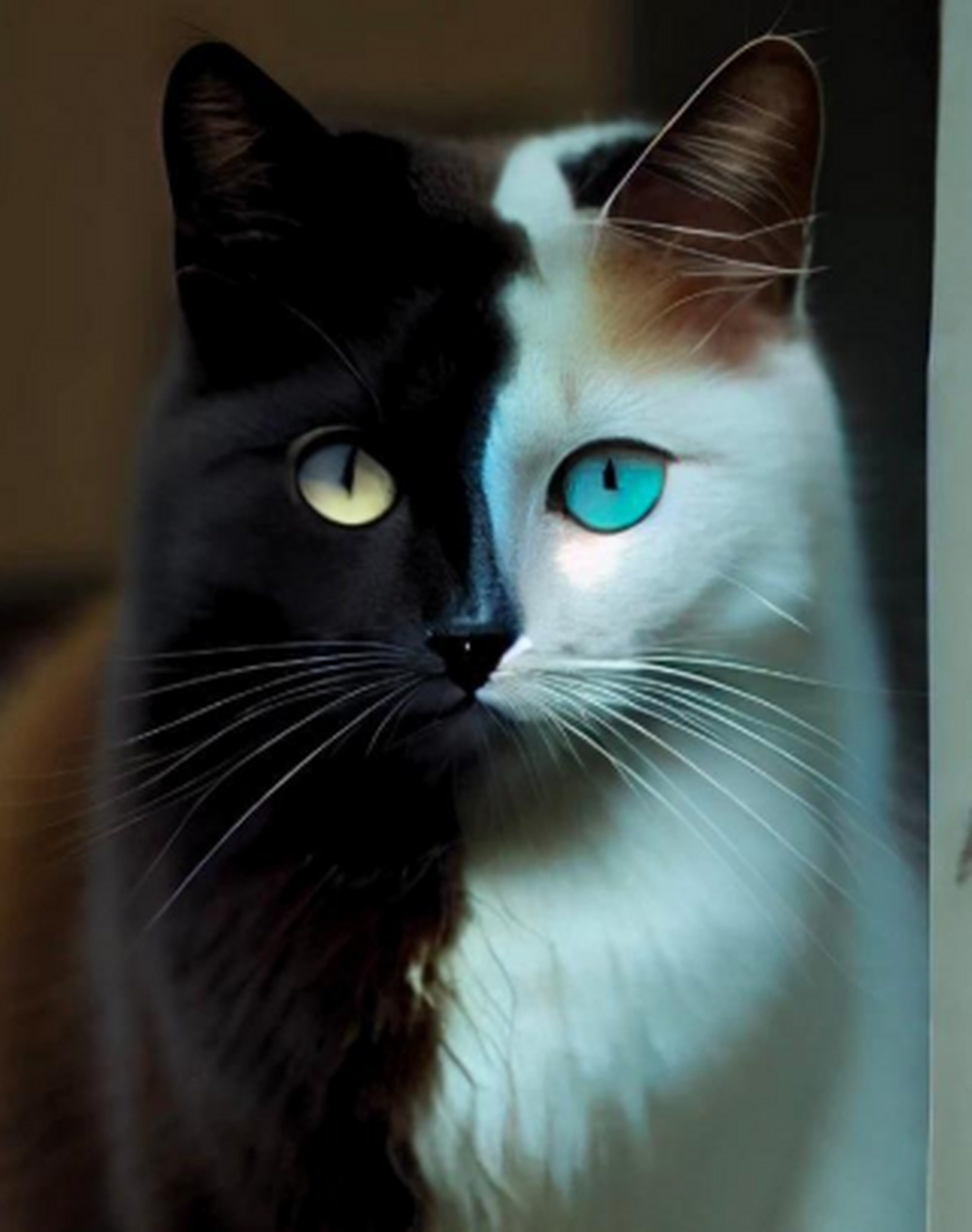 阴阳猫吉利吗？阴阳猫的照片