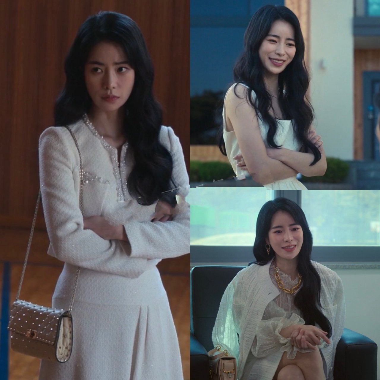 黑暗荣耀|朴妍珍穿搭分享(下)	 "宝宝们,我来继续更新朴妍珍穿搭啦!