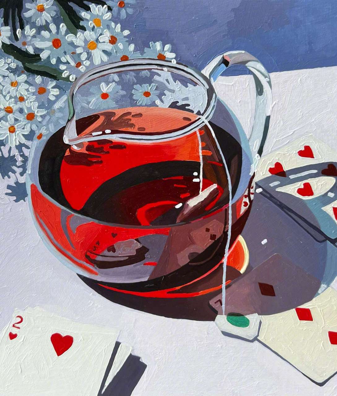 分享画家leah gardner 绘画作品,都是很小的景色,色彩非常的好,画家