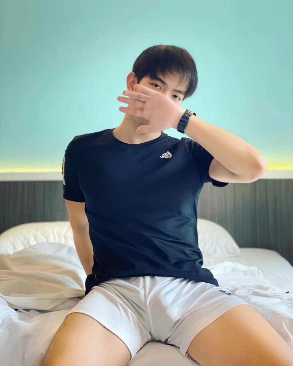 都是运动健身腹肌,肌肉男模帅哥哦