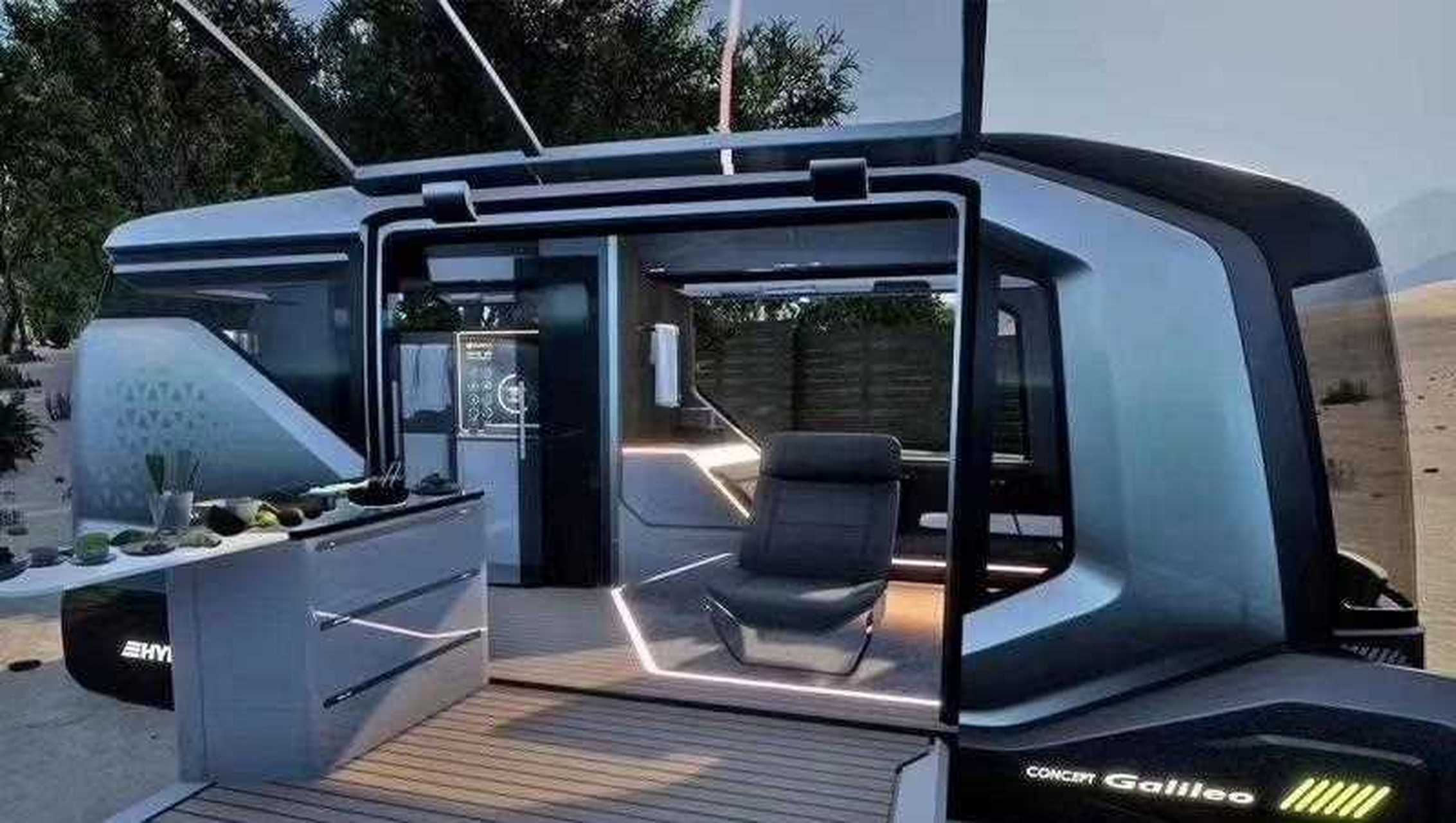 德国hymer galileo无人驾驶概念房车,定义房车时代,惊呼:25年的房车