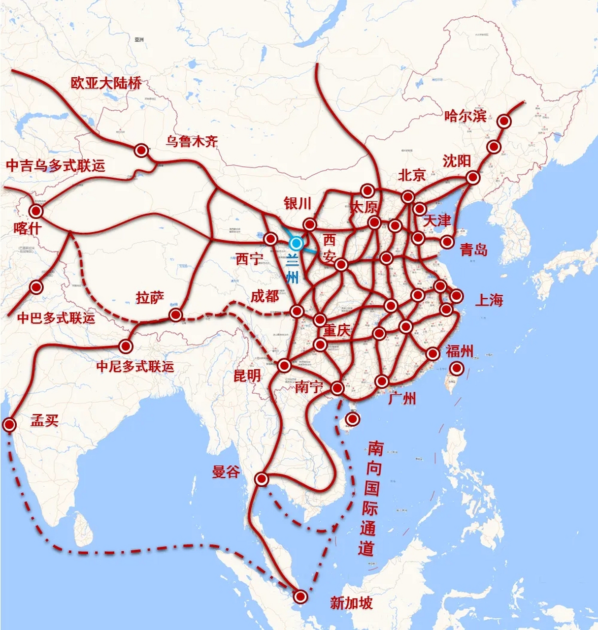 甘肅,寧夏合併,重新調整地級市轄區,交通樞紐轉向省會銀川市中衛區