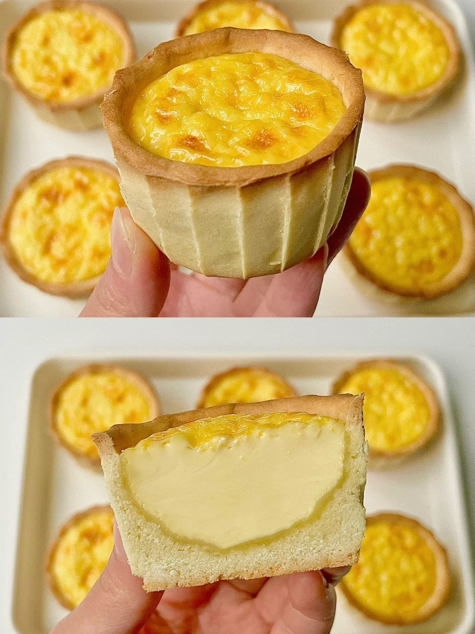 德式布丁蛋挞  今天给大家分享一款超级美味的德式布丁蛋挞!