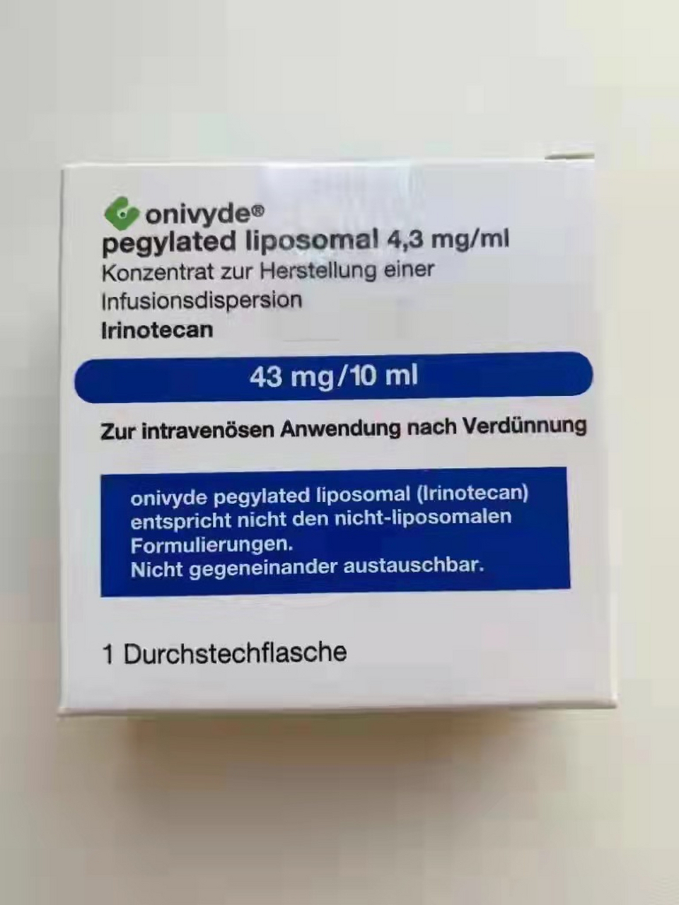 fda 批准安能得(伊立替康脂质体注射剂)用于治疗晚期胰腺癌.