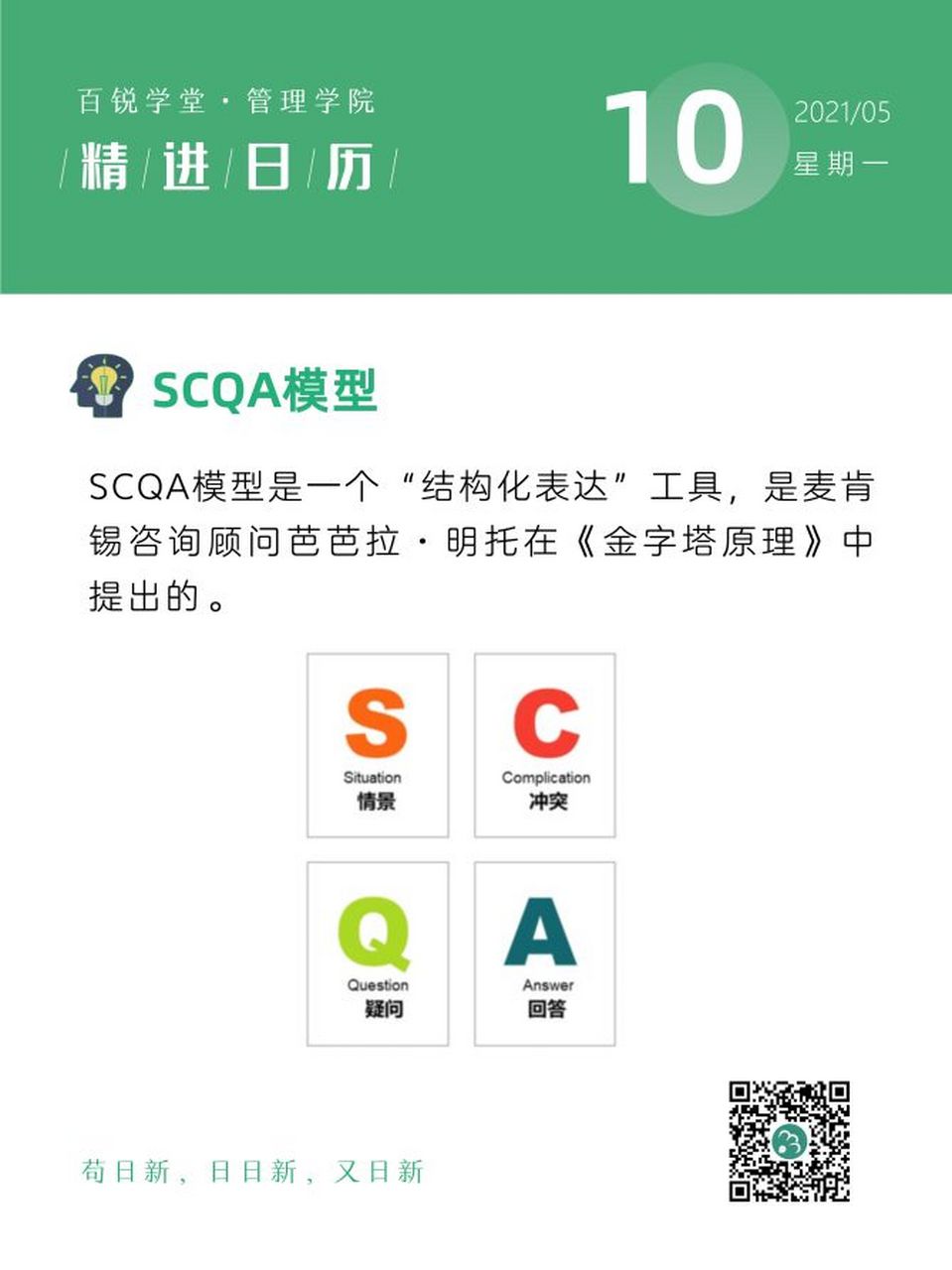 金字塔原理scqa模型图片